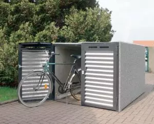 Elegante Fahrradbox